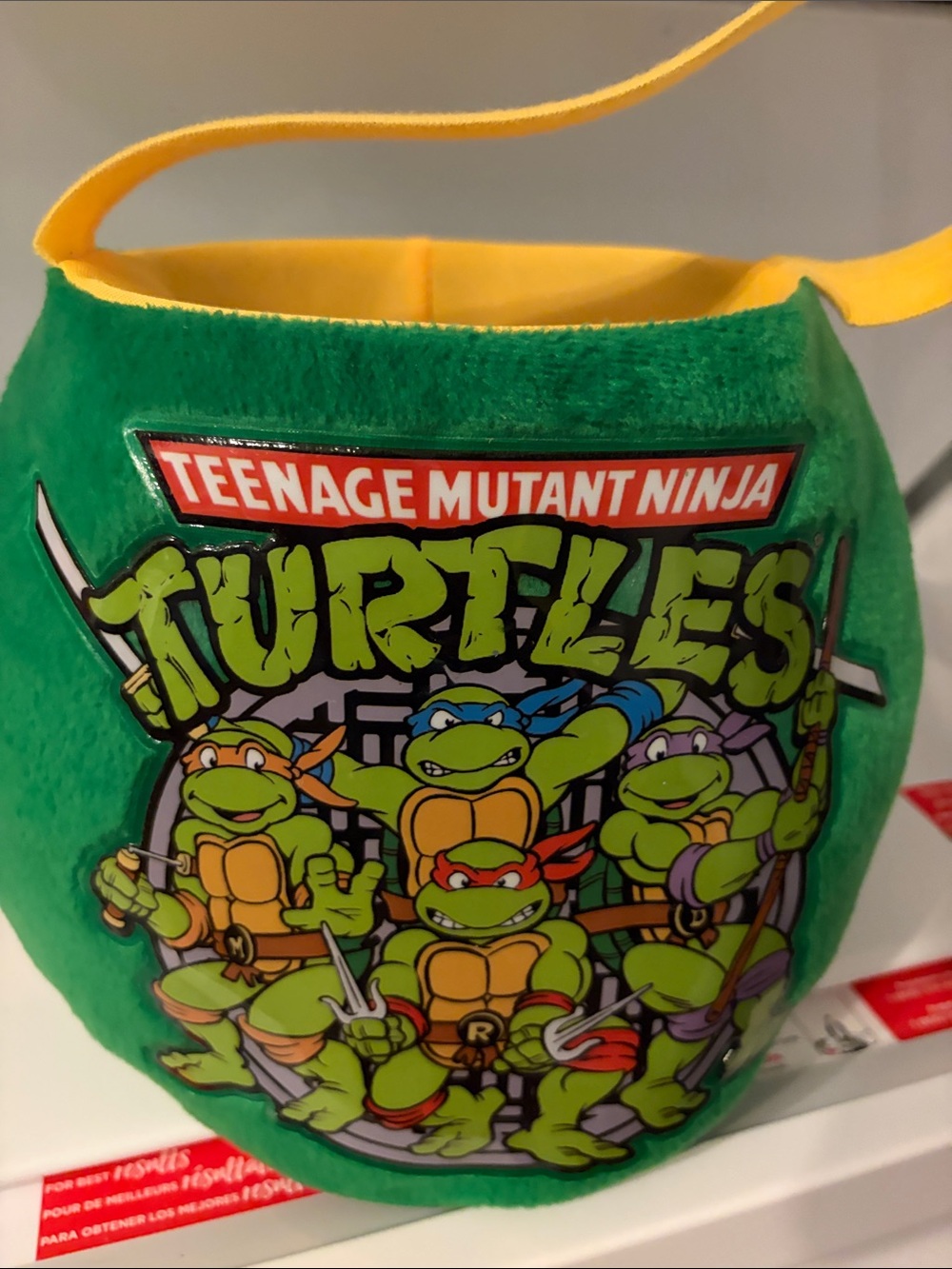 Ninja turtles green basket